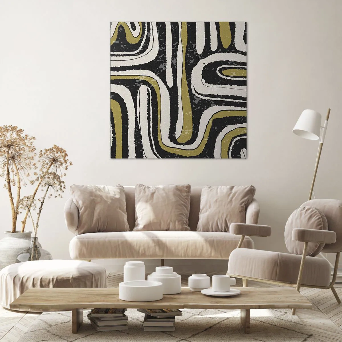 Canvas picture - Compositions: Tracks and Alleys - 70x70 cm