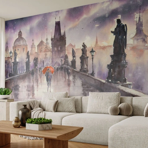 Self-Adhesive Photo Wallpaper Deluxe Sticker - Peaople Don't Change - Bridge, Landscape, Classic - 400x280 cm