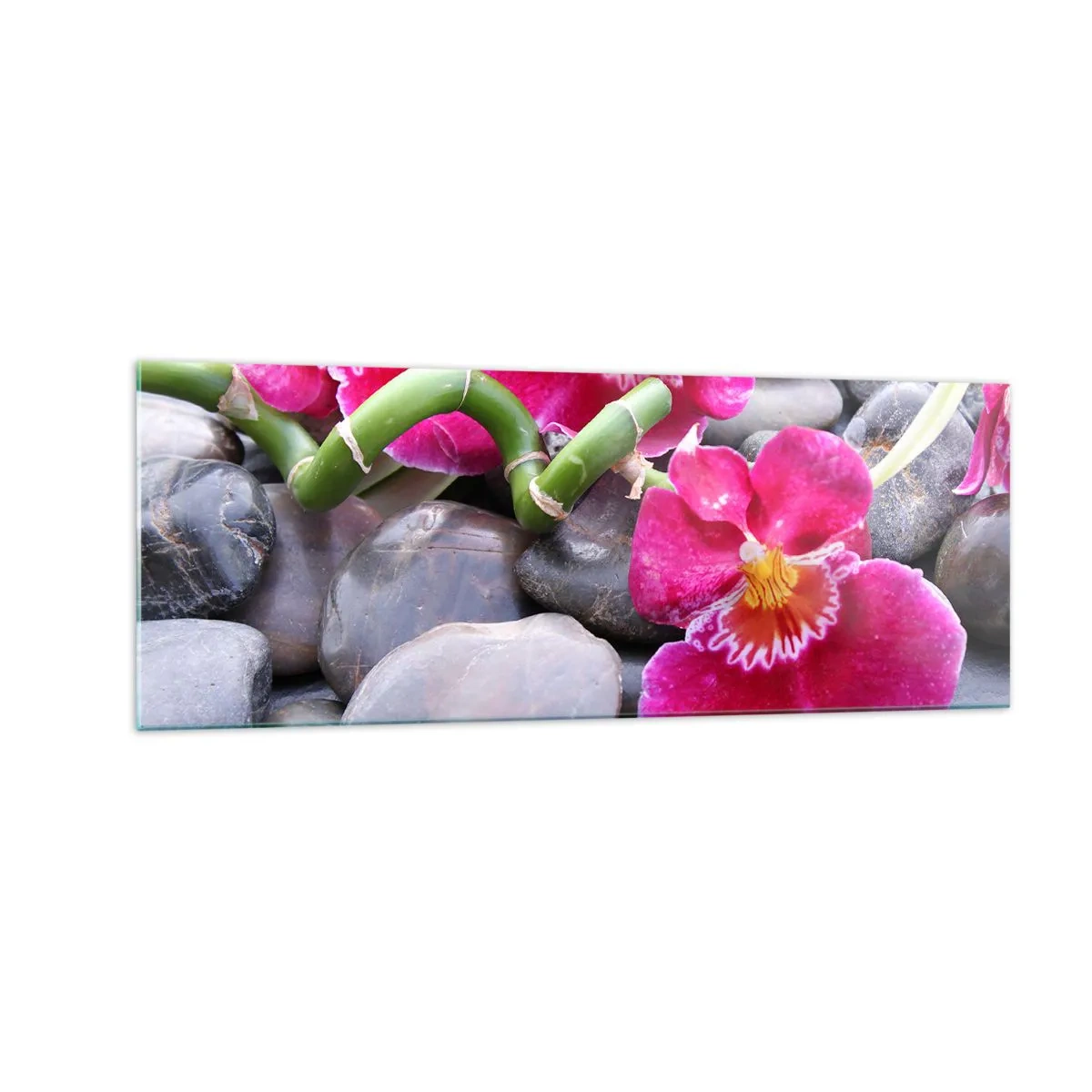 Glass picture - Coolness and Heat - 140x50 cm