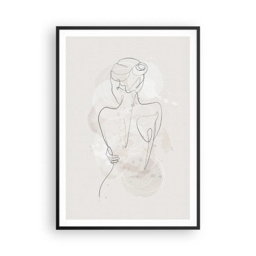 Poster in black frame - Like a Sensitive Instrument - 70x100 cm