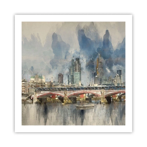 Poster - London in Its Beauty - 60x60 cm