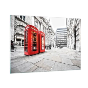 Glass picture - Welcome to London - 100x70 cm