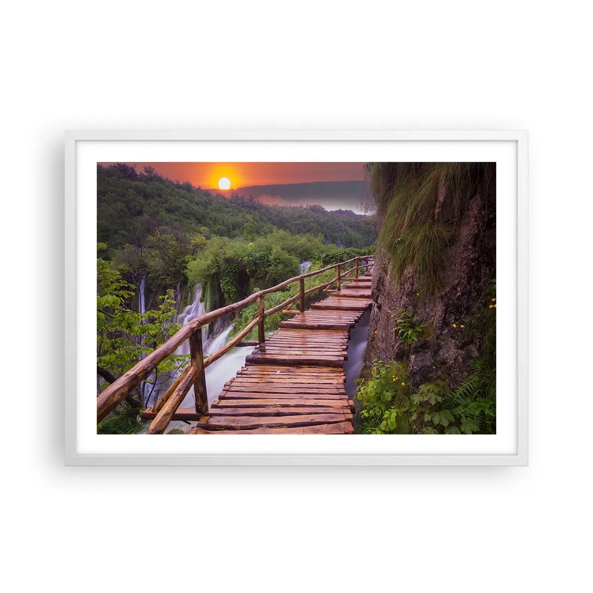 Poster in white frmae - Unbelievable Beauty - 70x50 cm