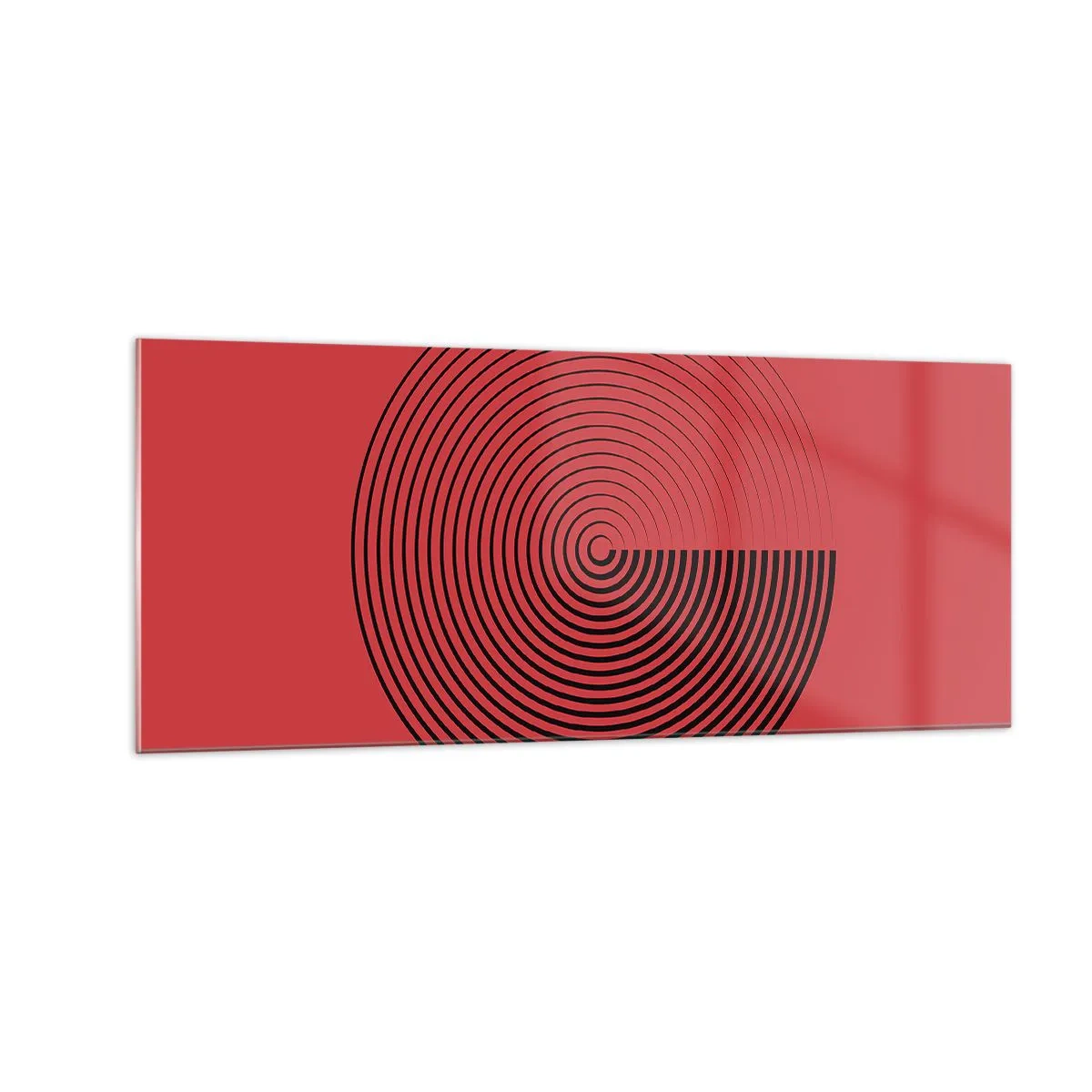 Glass picture - Circular Movement - 100x40 cm