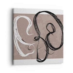 Canvas picture - Composition -In Search of Completeness - 40x40 cm