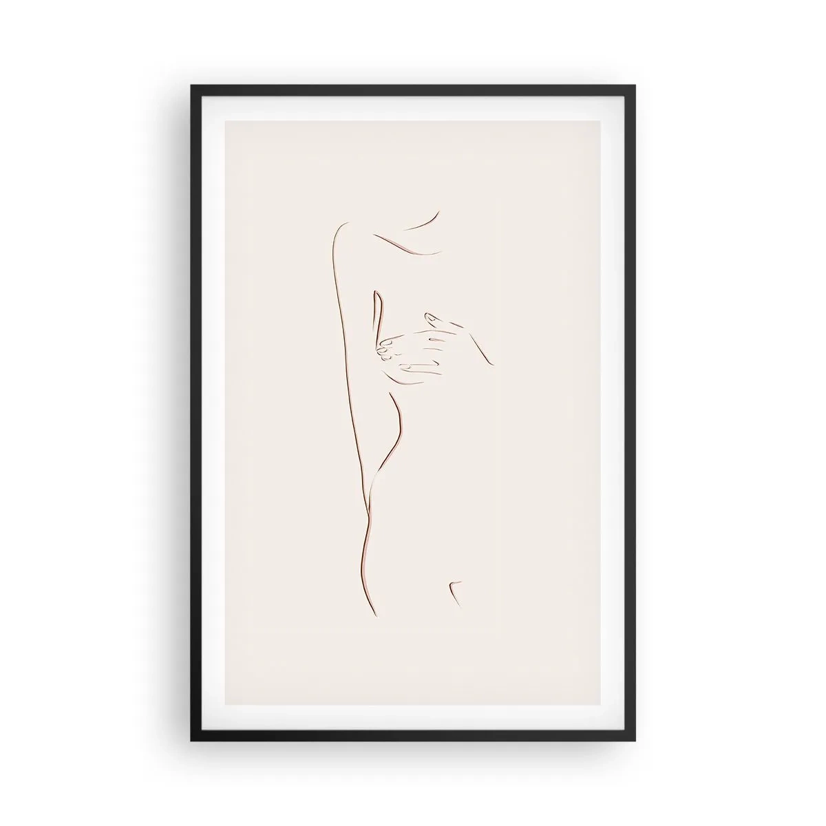 Poster in black frame - Shape of Desire - 61x91 cm