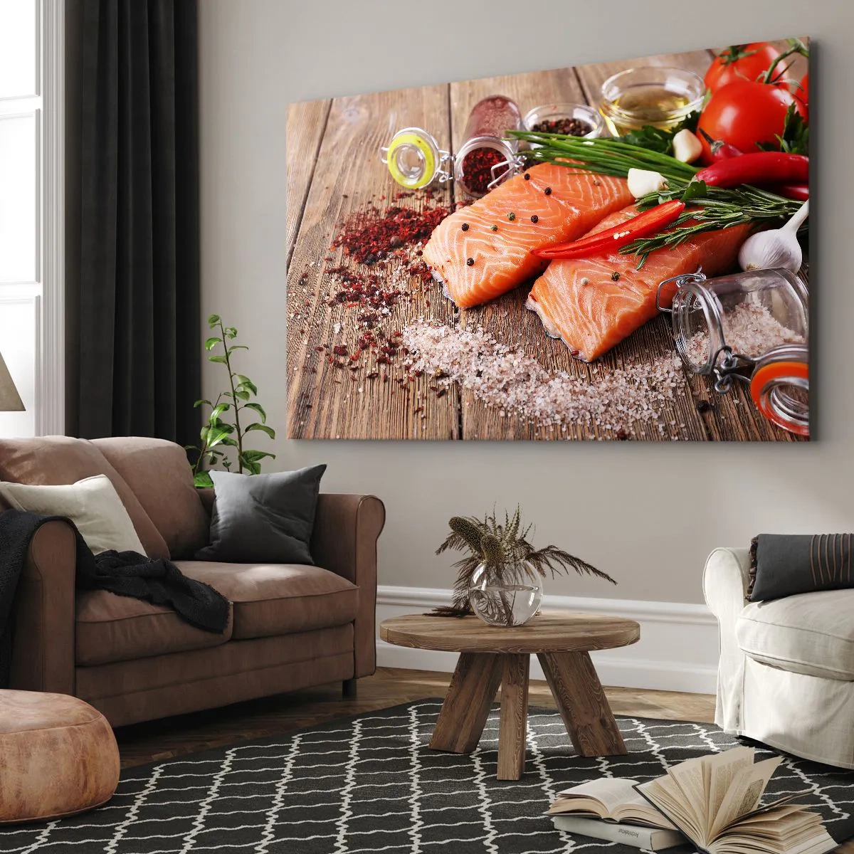 Canvas picture - Norwegian Adventure in the Kitchen - 100x70 cm