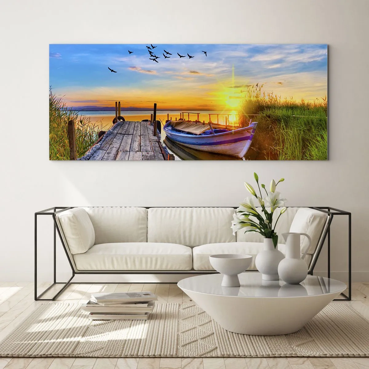 Glass picture - Goodbye, See You tomorrow - 120x50 cm