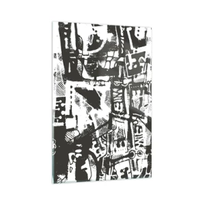 Glass picture - Order or Chaos? - 80x120 cm