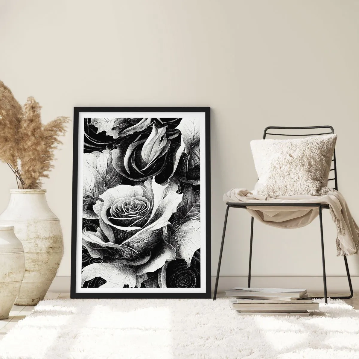 Poster in black frame - Always Queen - 40x50 cm