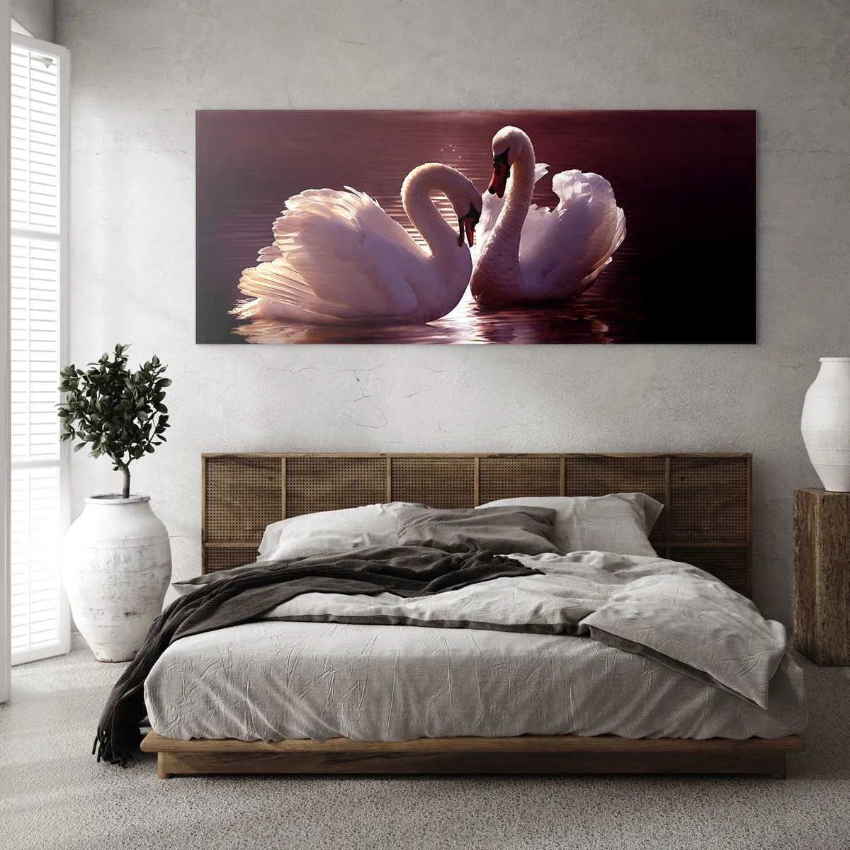 Glass picture - Until Death Tears Us Apart - 100x40 cm