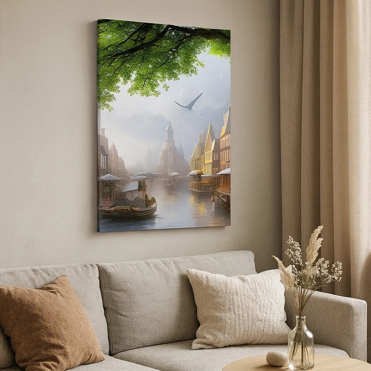 Canvas picture - Dutch Urban Landscape - 50x70 cm