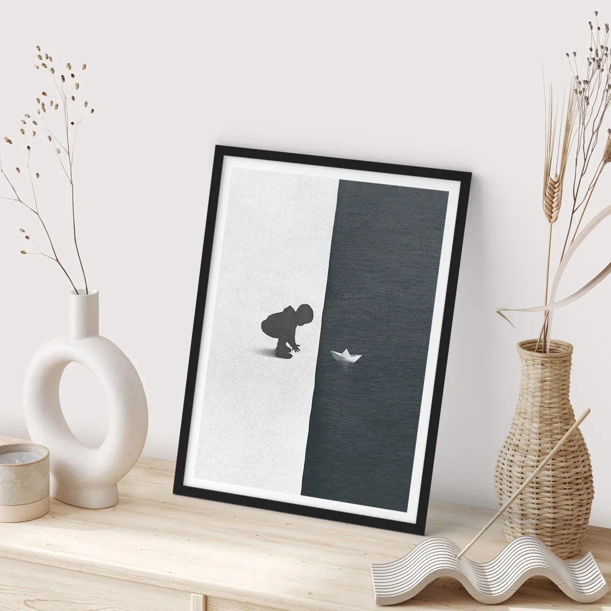 Poster in black frame - Big Voyage - 30x40 cm