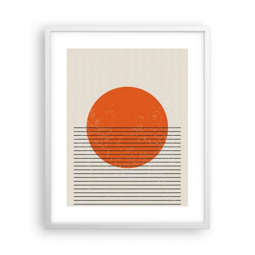 Poster in white frmae - Always the Sun - 40x50 cm