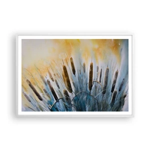 Poster in white frmae - Coolness of Water, Heat of the Sun - 100x70 cm