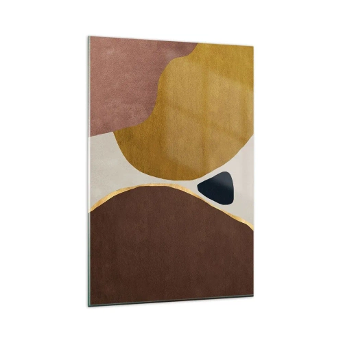 Glass picture - Abstract - Place in sSace - 80x120 cm