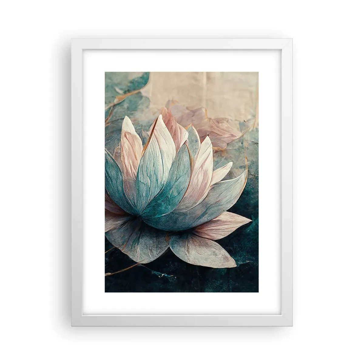 Poster in white frmae - Stars of the Lake - 30x40 cm