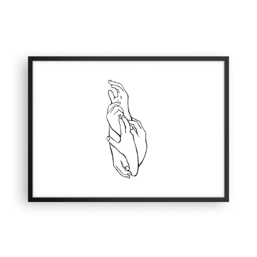 Poster in black frame - Good Touch - 70x50 cm