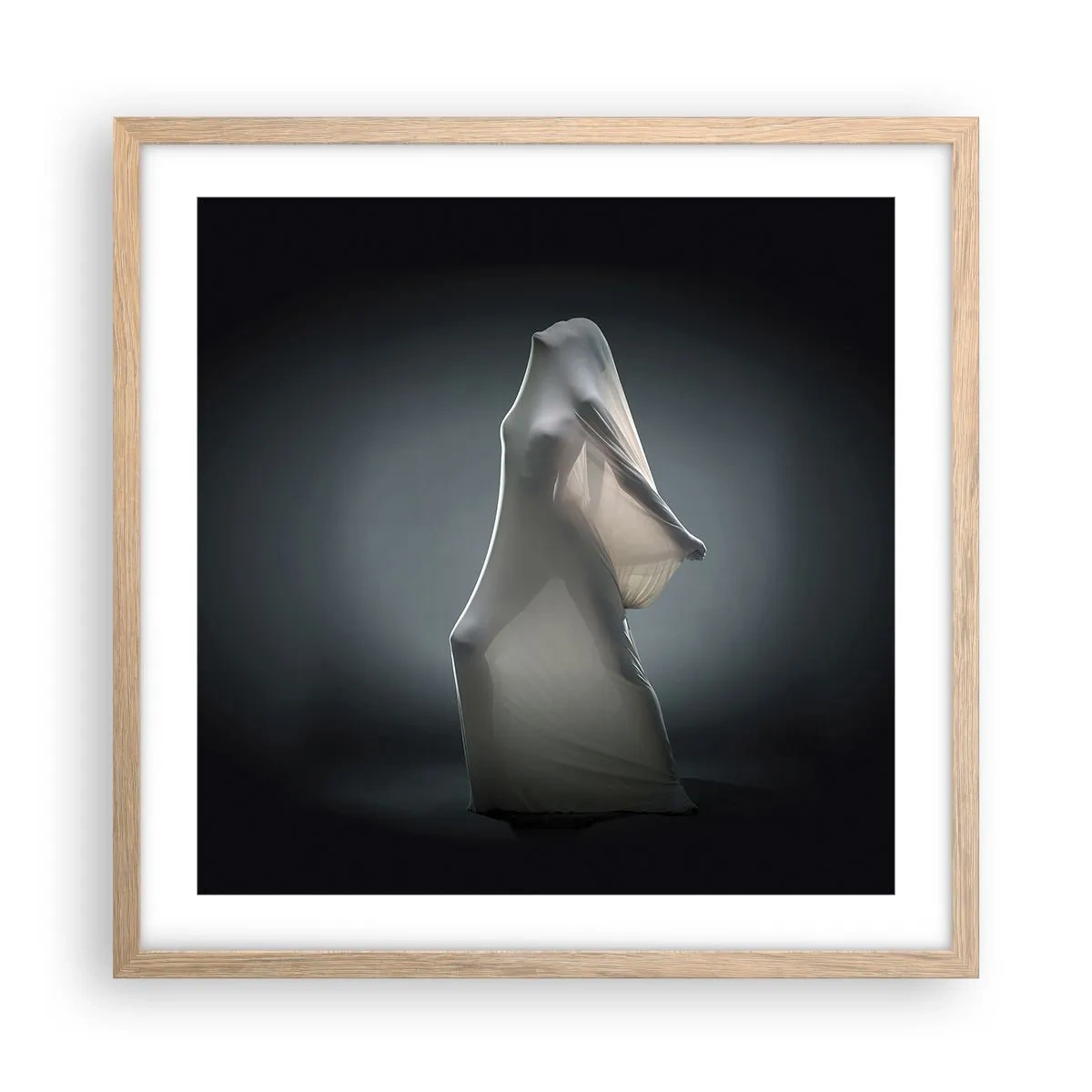 Poster in light oak frame - Hidden Desires - 50x50 cm