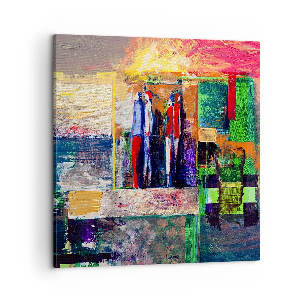 Canvas picture - Relations and Emotions - 50x50 cm