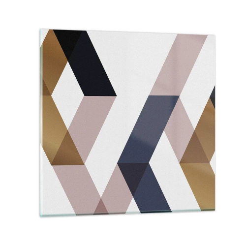 Glass picture - Planes and Angles - 40x40 cm