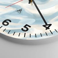 Clock face with numbers