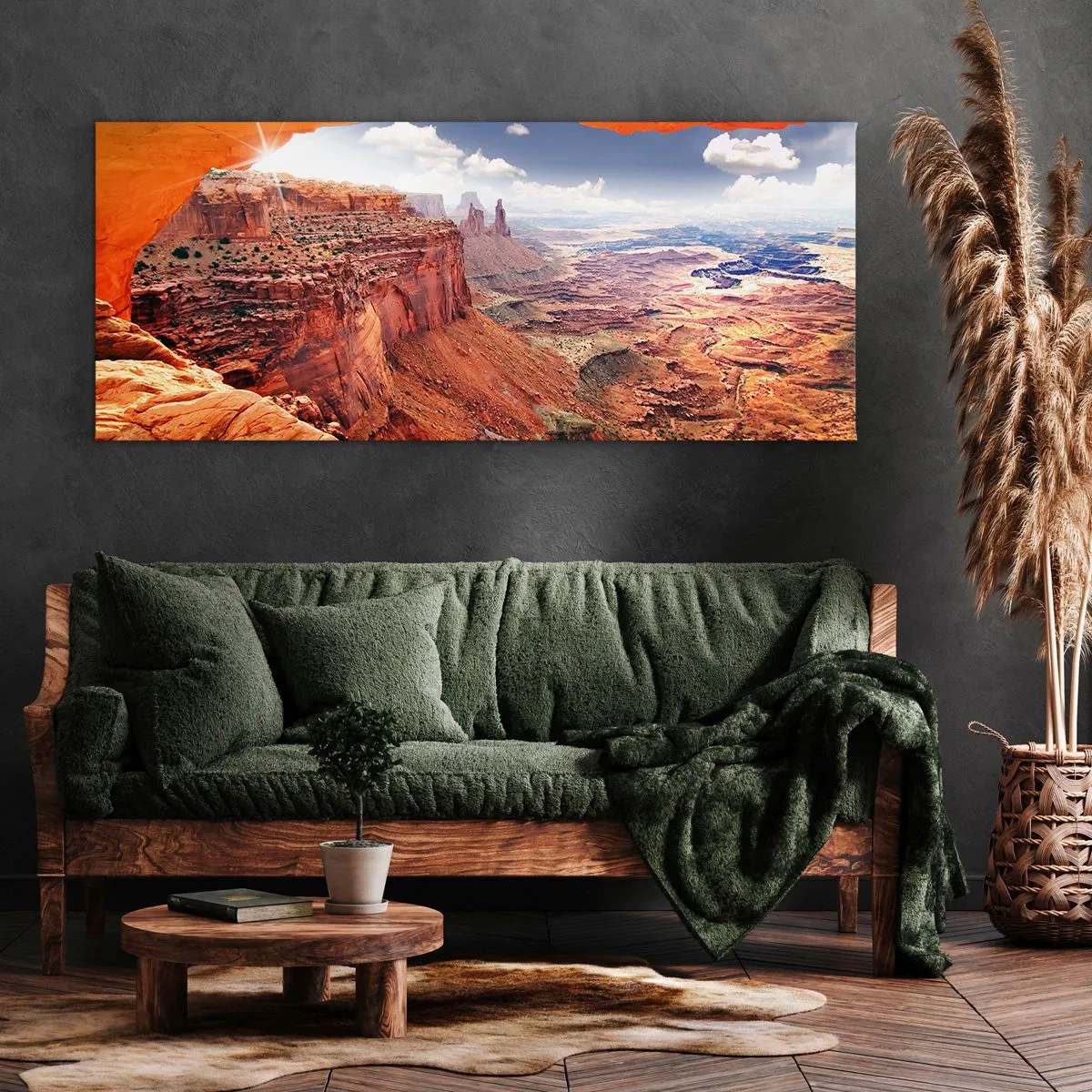 Canvas picture - Sculpted by Nature - 90x30 cm