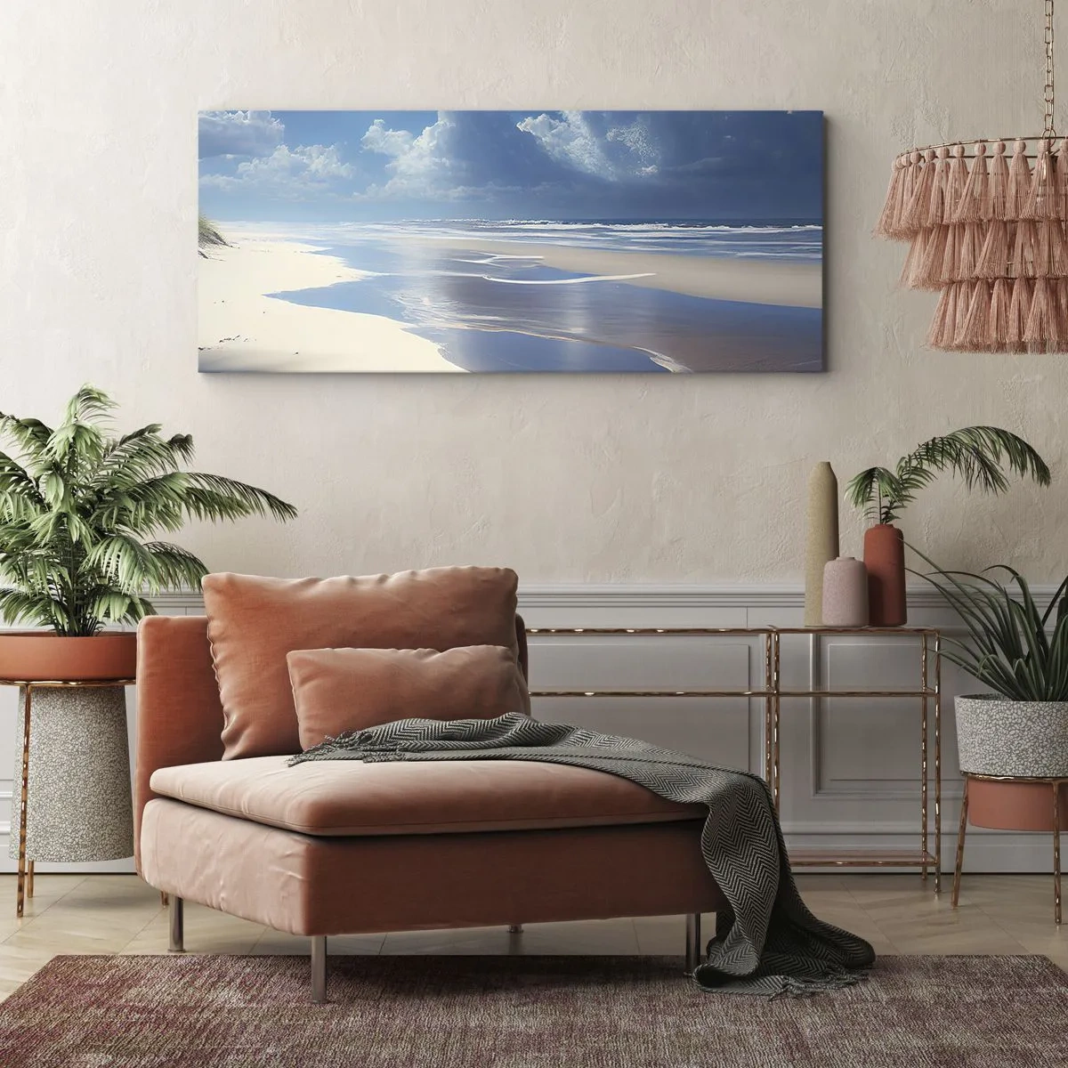 Canvas picture - Paradise Holiday - 90x30 cm