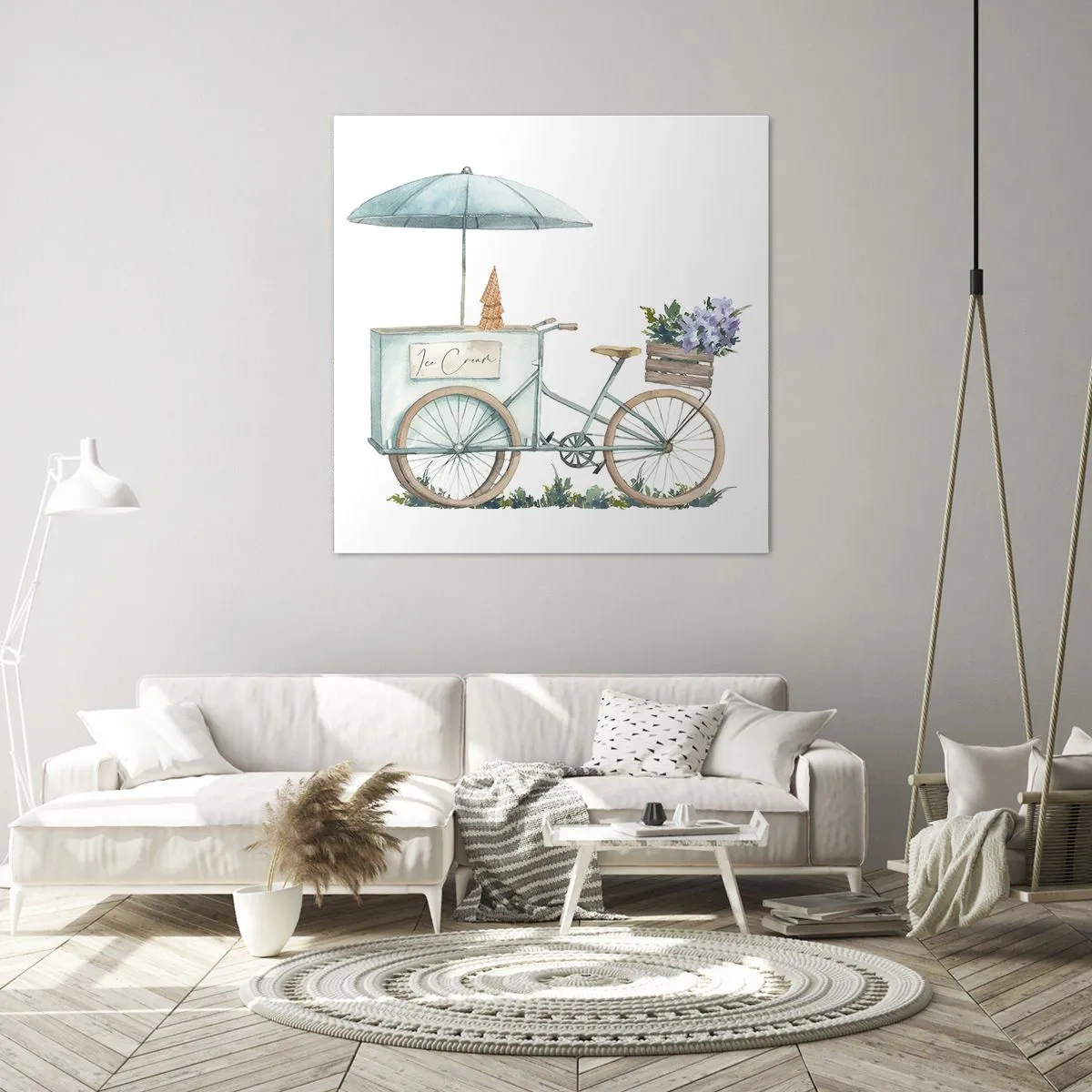 Canvas picture - Sweet Memory of the Summer - 30x30 cm