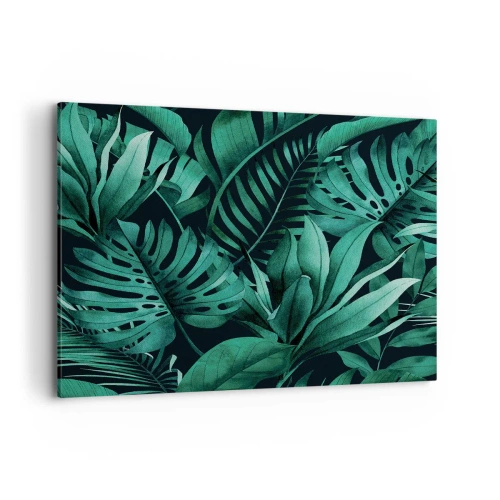 Canvas picture - Depth of Tropical Green - 100x70 cm