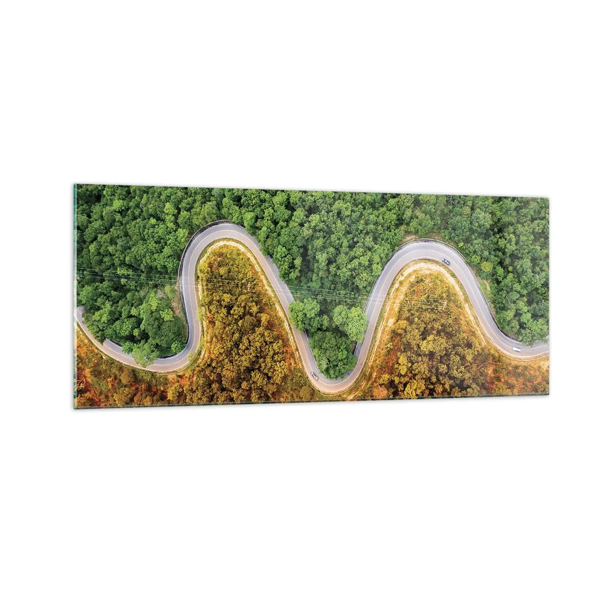 Glass picture - Borders and Breakthroughs - 100x40 cm
