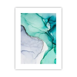 Poster - Study in Turquoise - 30x40 cm