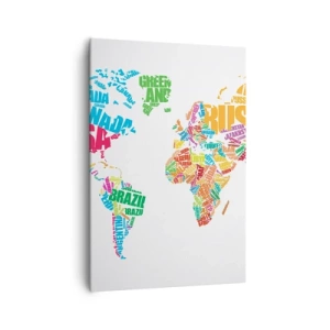 Canvas picture - I Want to Get to Know All of Them - 70x100 cm