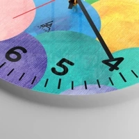 Clock face with numbers