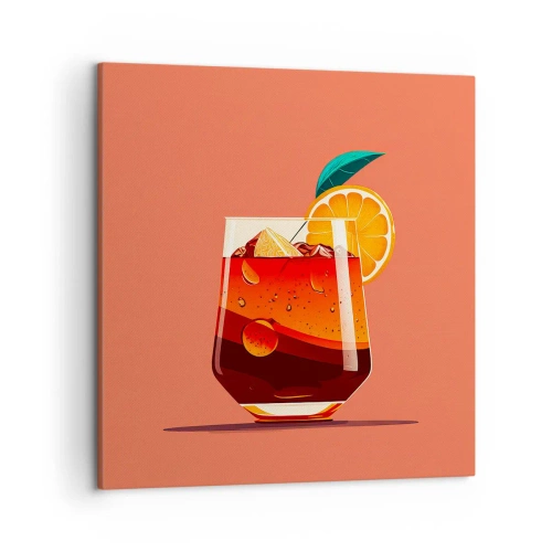 Canvas picture - Summer Refreshment - 50x50 cm