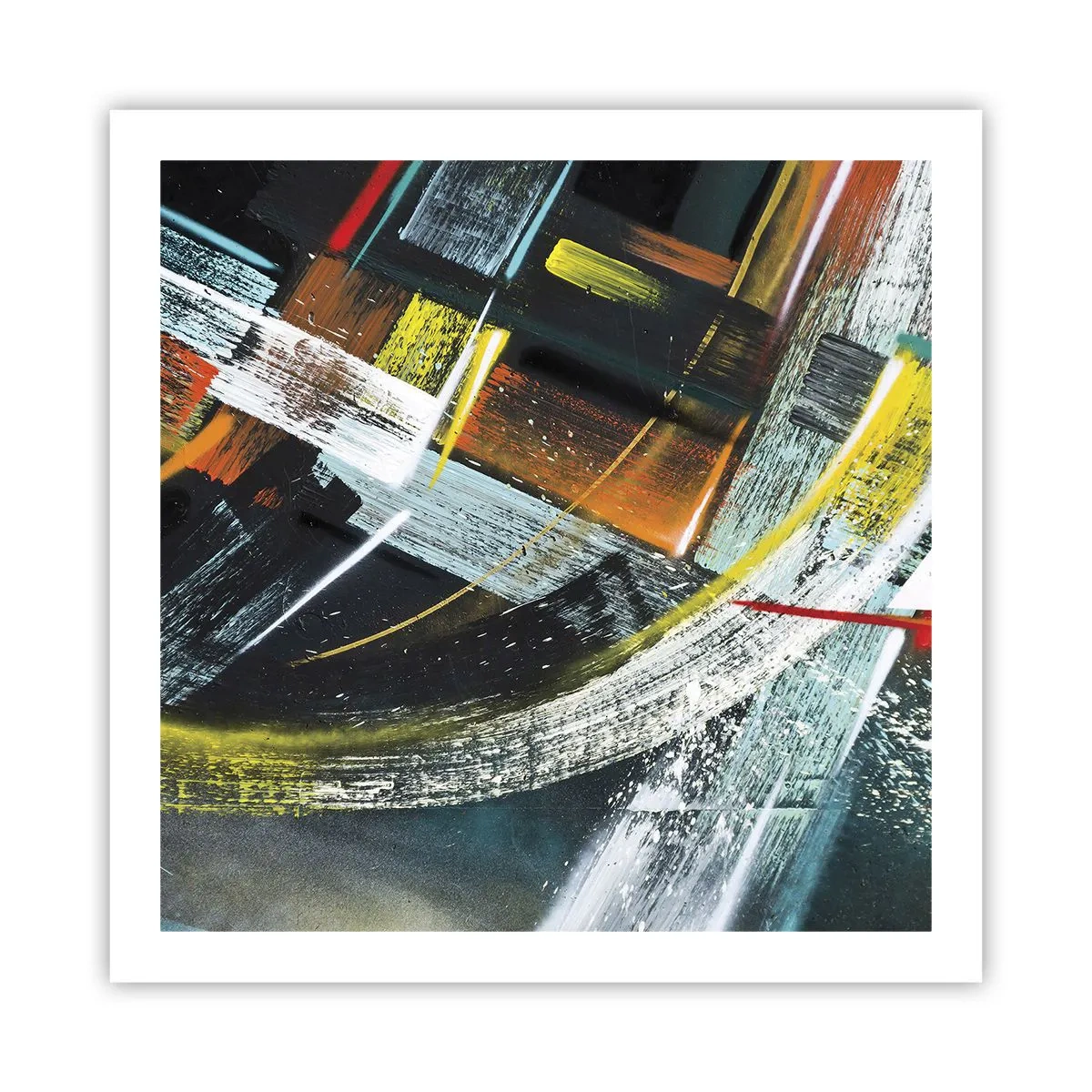 Poster - Energy of Movement - 60x60 cm