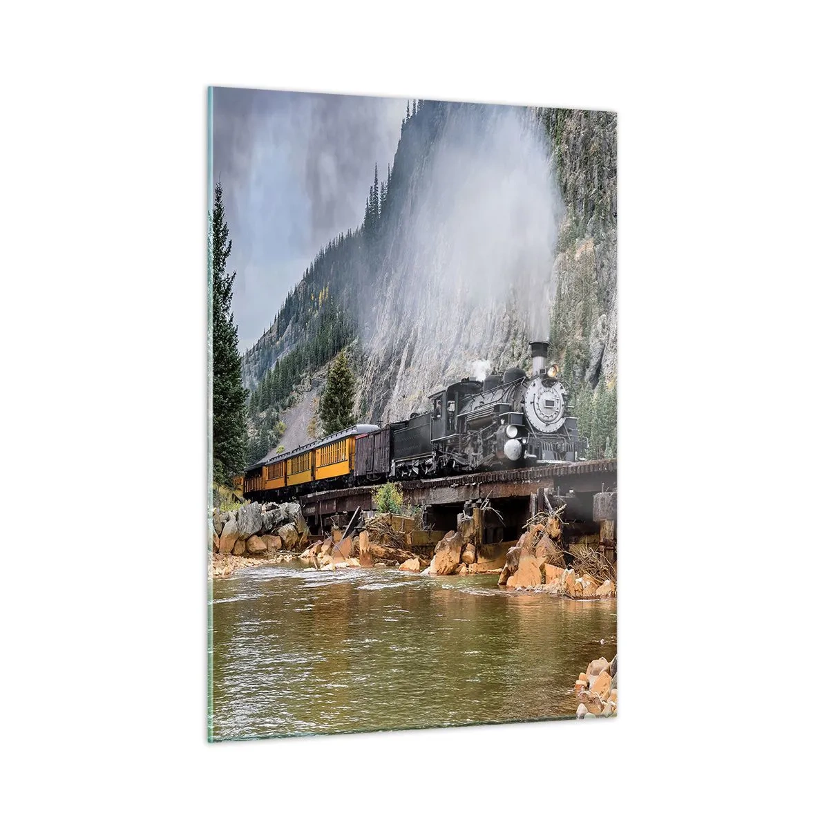 Glass picture - Where Are You off to? - 50x70 cm