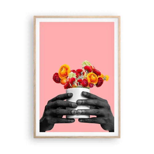 Poster in light oak frame - Apotheosis of Life - 70x100 cm