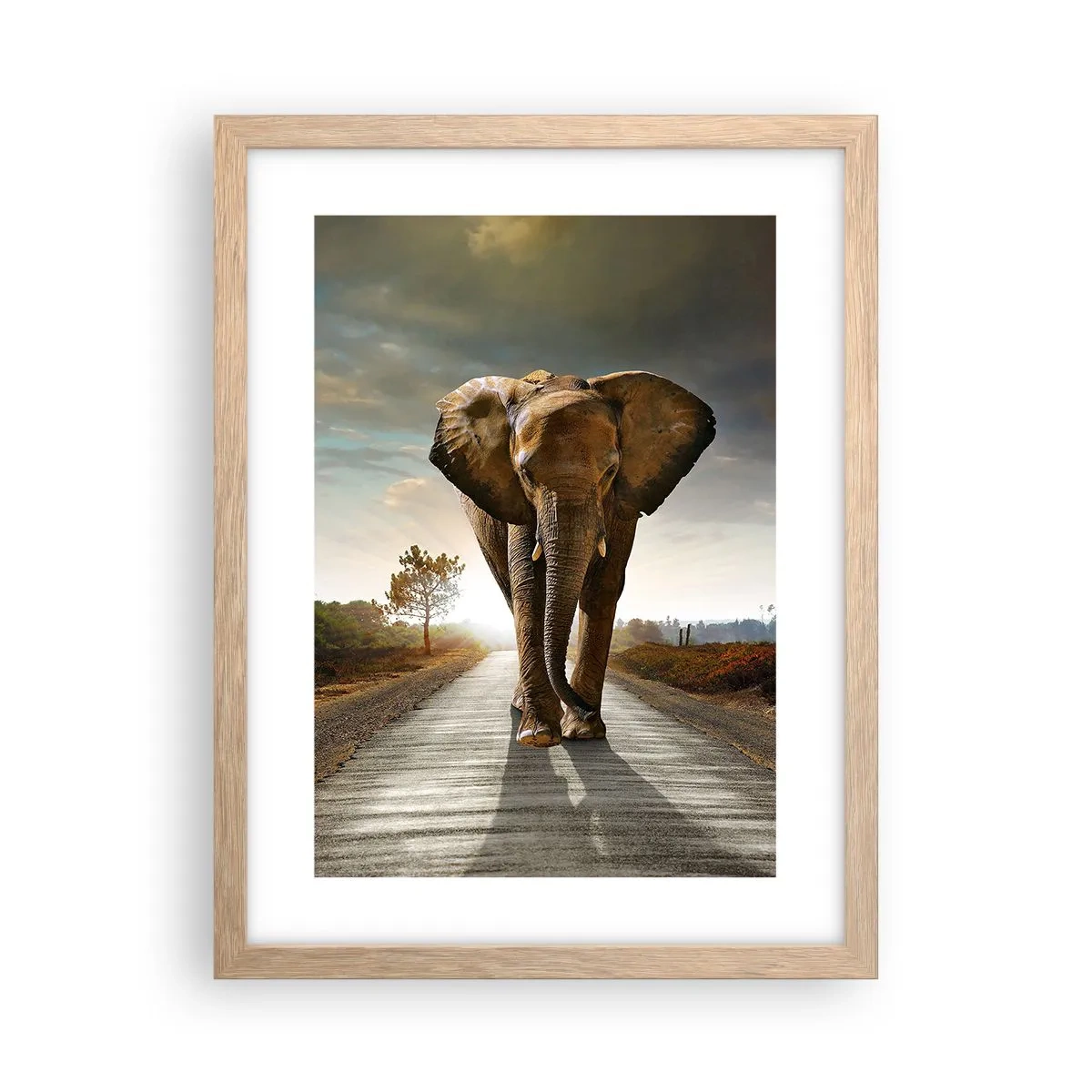 Poster in light oak frame - Not in a China Shop - 30x40 cm
