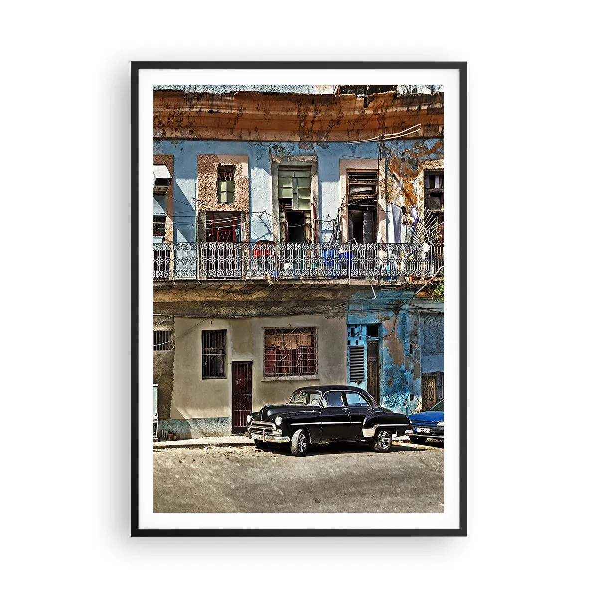 Poster in black frame - Havana Style - 70x100 cm