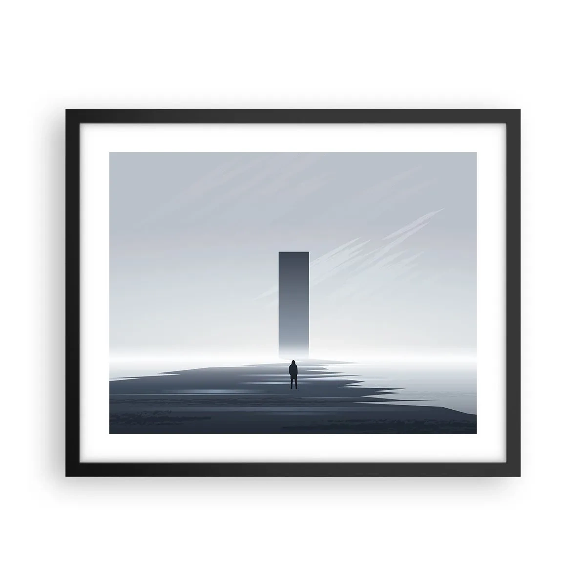Poster in black frame - Opportunity or Threat? - 50x40 cm