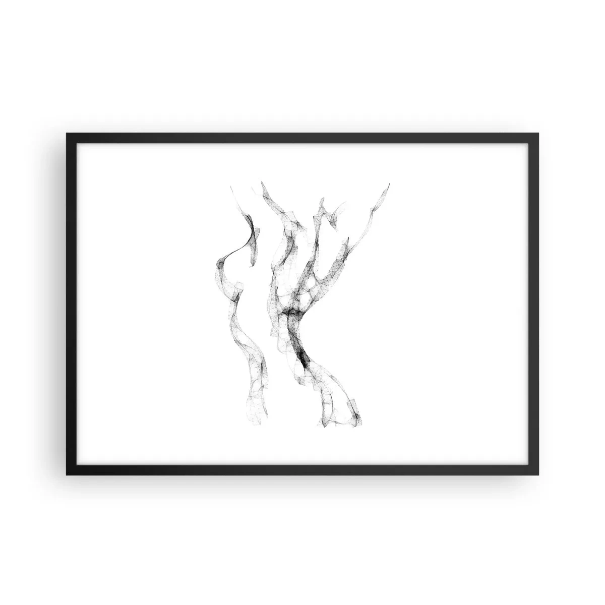 Poster in black frame - Beautiful and Strong - 70x50 cm