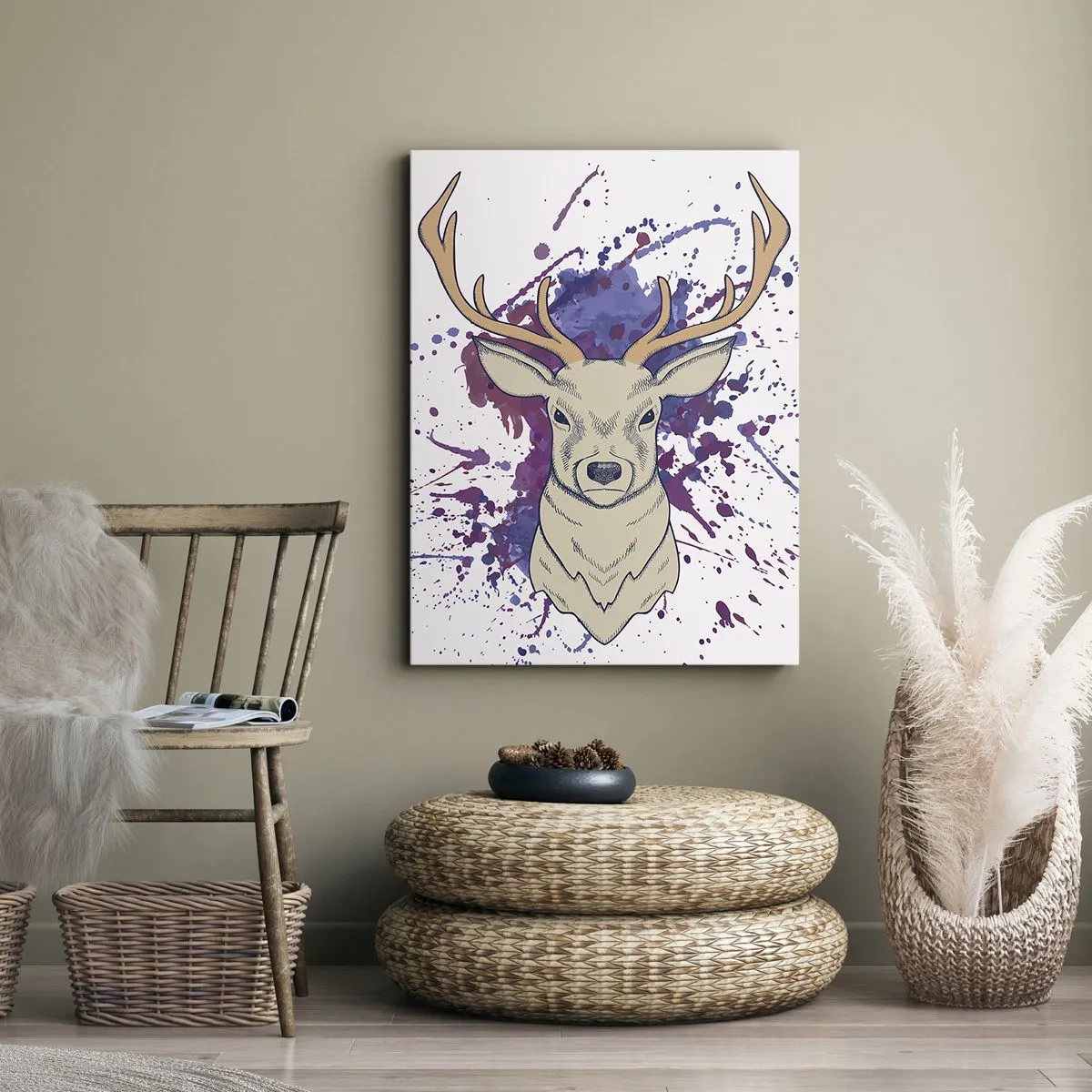 Canvas picture - Courage and Balance - 80x120 cm