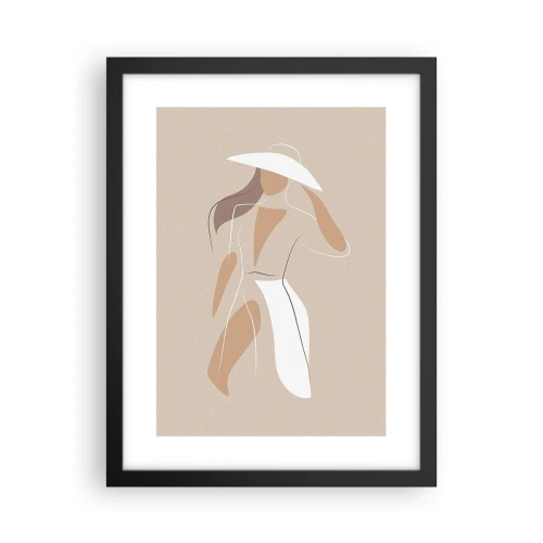 Poster in black frame - Fashion Is Fun - 30x40 cm