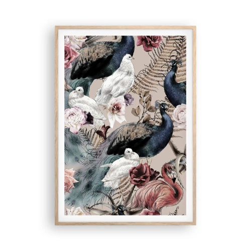 Poster in light oak frame - In Palace Garden - 70x100 cm