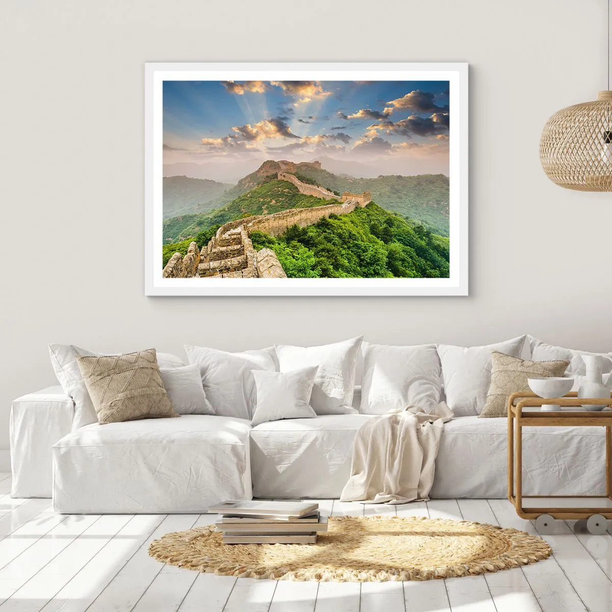 Poster in white frmae - Neverending Grandeur - 91x61 cm