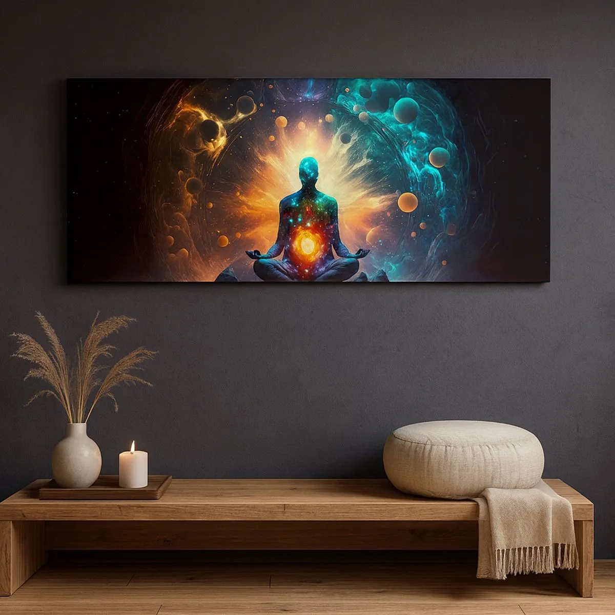 Canvas picture - Cosmic Calm - 100x40 cm
