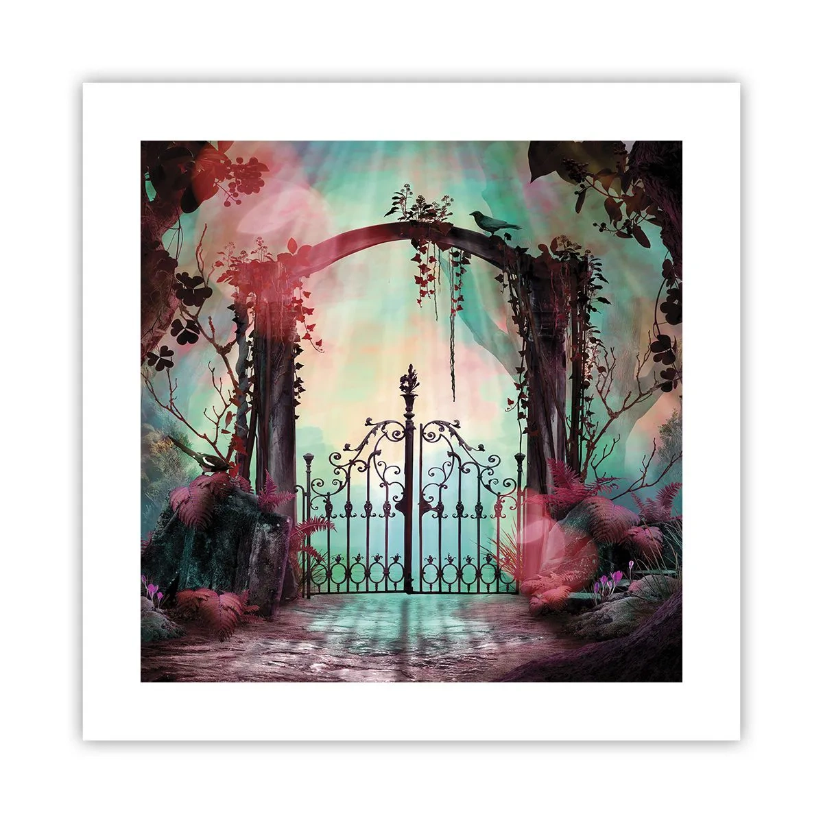 Poster - Secret Garden - 40x40 cm