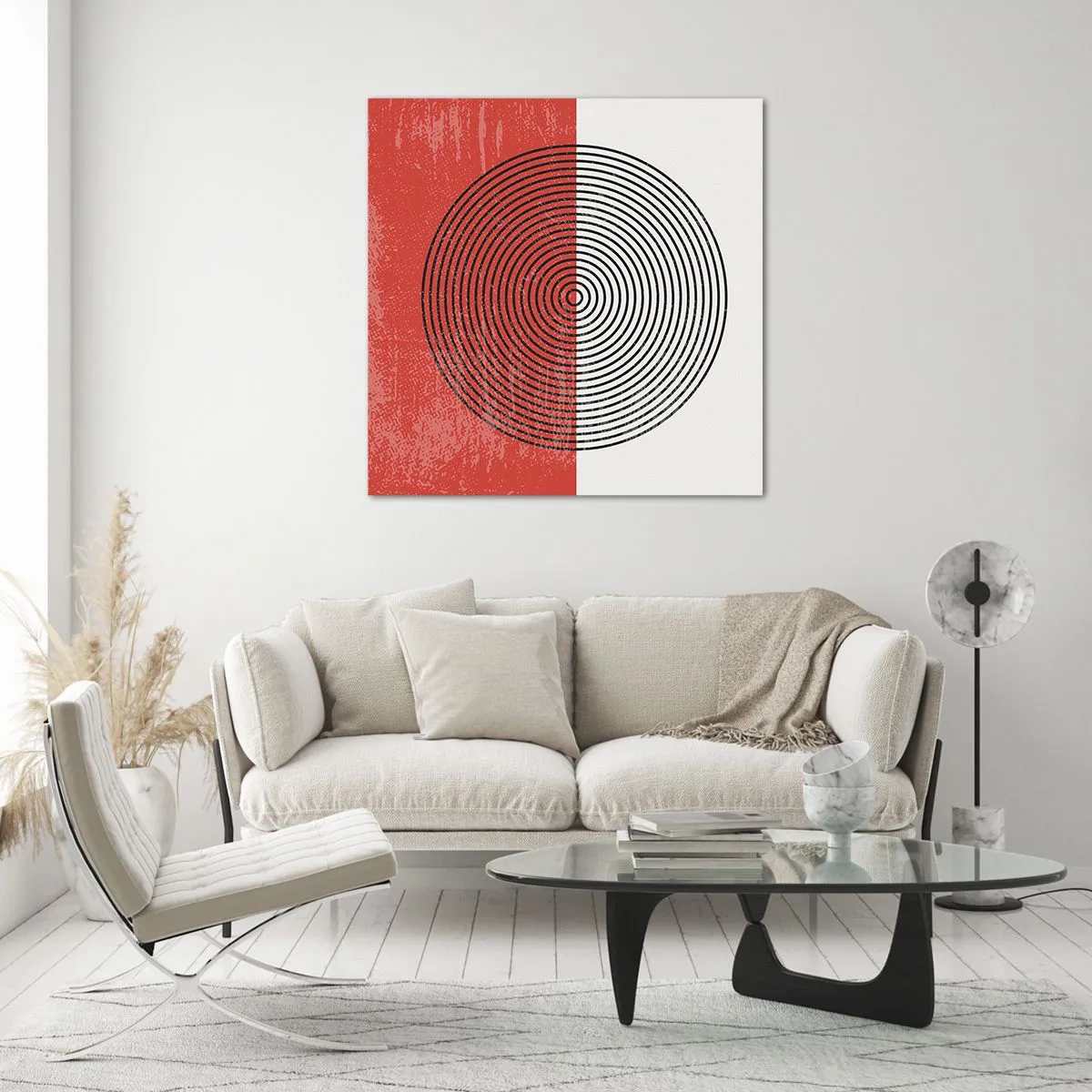 Glass picture - To the Core - 60x60 cm