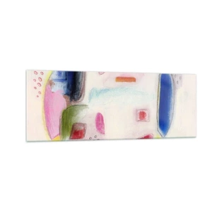 Glass picture - More Convex than Concave or Flat - 140x50 cm